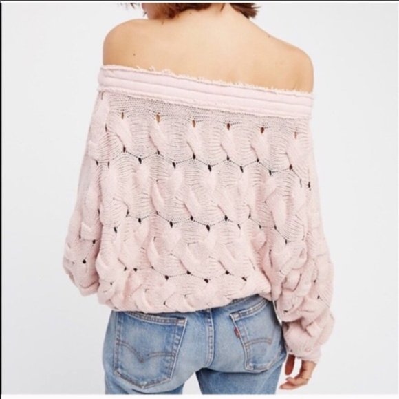 Free People Desert Sands Sweater in Rose Size Extra Small - Picture 2 of 9
